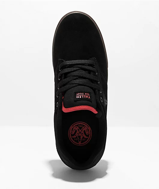45606-fallen-the-goat-black-red-skate-shoes-3.webp Fallen The Goat Black & Red Skate Shoes