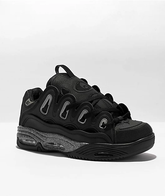 Osiris D3 2001 Black & Grey Skate Shoes