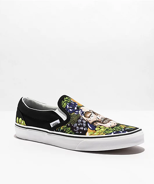 46168-vans-slip-on-fruit-skull-black-white-skate-shoes-1.webp Vans Slip-On Fruit Skull Black & White Skate Shoes