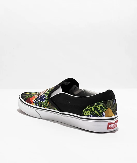 46168-vans-slip-on-fruit-skull-black-white-skate-shoes-2.webp Vans Slip-On Fruit Skull Black & White Skate Shoes