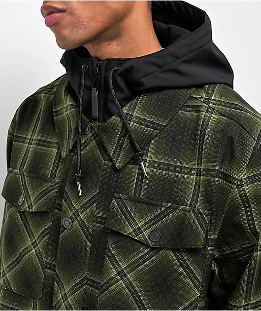 47184-empyre-traversed-green-black-plaid-10k-snowboard-jacket-2024-3.webp Empyre Traversed Green & Black Plaid 10K Snowboard Jacket 2024