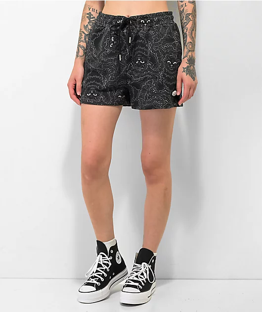 RIPNDIP Energy Black Sweat Shorts