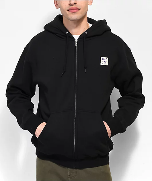 HUF Horus Black Zip Hoodie