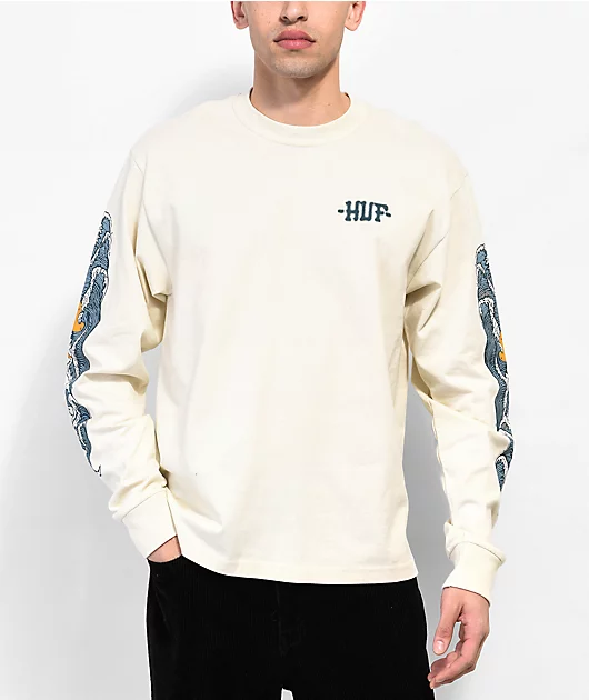 HUF Rogue Waves Bones Long Sleeve T-Shirt