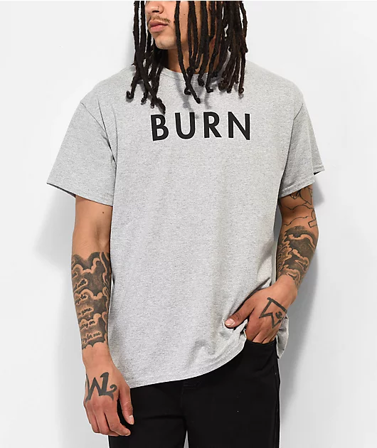 48171-spitfire-x-gnarhunters-burn-grey-t-shirt-1.webp Spitfire x Gnarhunters Burn Grey T-Shirt