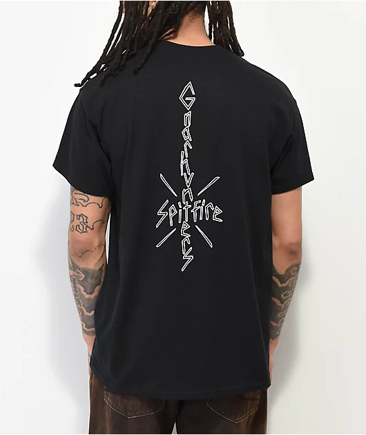 Spitfire x Gnarhunters Black T-Shirt