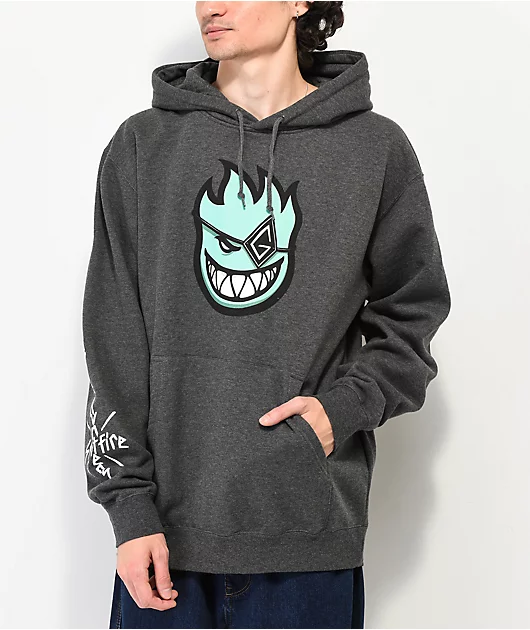 48193-spitfire-x-gnarhunters-bighead-charcoal-hoodie-1.webp Spitfire x Gnarhunters Bighead Charcoal Hoodie