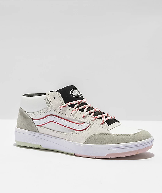 Vans Zahba Mid Grey & Multi Skate Shoes