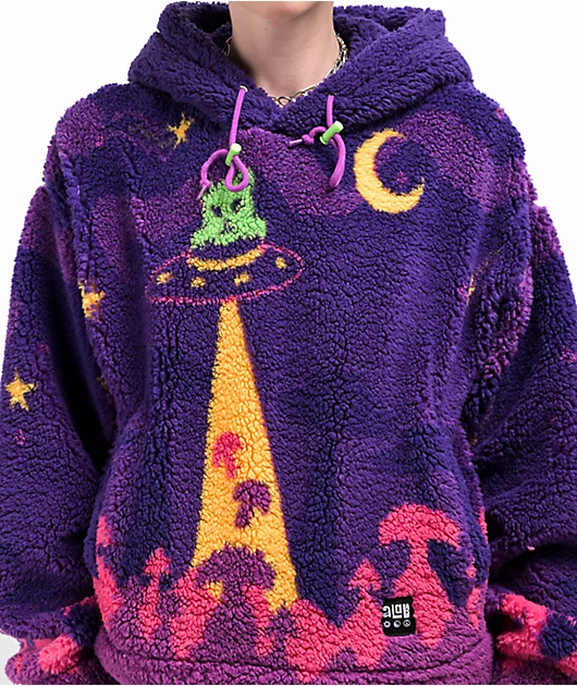 48609-a.lab-kadley-alien-shroomscape-purple-sherpa-hoodie-3.webp A.LAB Kadley Alien Shroomscape Purple Sherpa Hoodie