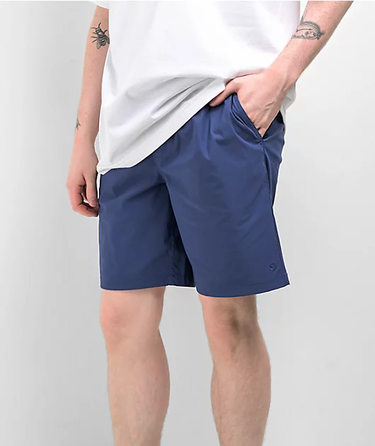 Brixton Steady Cinch Utility Blue Shorts