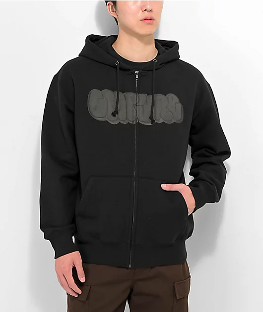 Empyre Yolked Black Zip Hoodie
