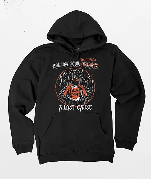A Lost Cause Nightmares Black Hoodie