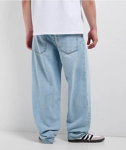 Empyre Loose Fit Light Wash Denim Skate Jeans
