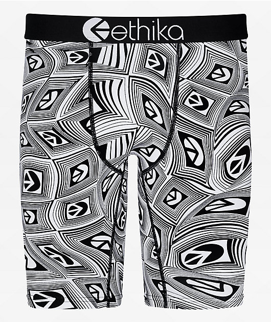 Ethika Warped Mind Black & White Boxer Briefs