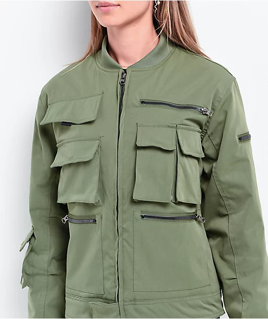 American Stitch Olive Cargo Jacket
