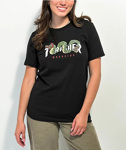 Thrasher Aztec Black T-Shirt