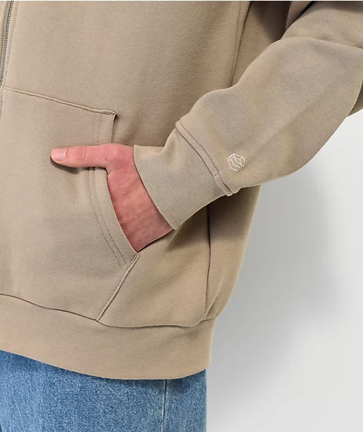 50147-zine-basics-tan-zip-hoodie-3.webp Zine Basics Tan Zip Hoodie