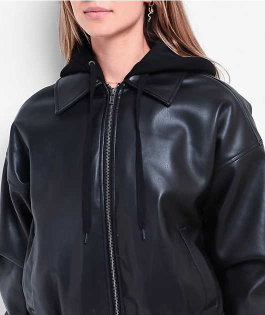 Empyre Lorelei Black Bomber Jacket