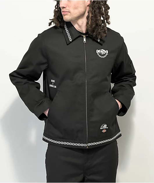 50503-dickies-x-lurking-class-by-sketchy-tank-eisenhower-black-work-jacket-1.webp Dickies x Lurking Class by Sketchy Tank Eisenhower Black Work Jacket