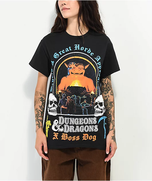 50967-boss-dog-x-dungeons-dragons-stone-statue-black-t-shirt-1.webp Boss Dog x Dungeons & Dragons Stone Statue Black T-Shirt