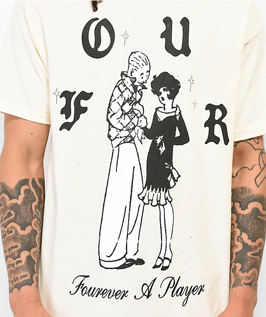 51042-4hunnid-fourever-a-playa-natural-t-shirt-2.webp 4Hunnid Fourever A Playa Natural T-Shirt