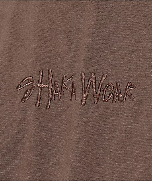 51301-shaka-wear-embroidered-logo-mocha-t-shirt-2.webp Shaka Wear Embroidered Logo Mocha T-Shirt