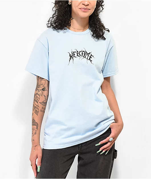 51483-welcome-angel-blue-t-shirt-2.webp Welcome Angel Blue T-Shirt