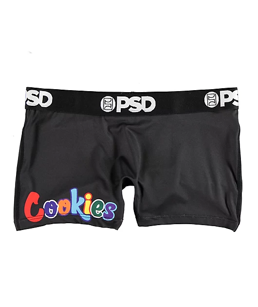 PSD x Cookies Black Boyshort Underwear