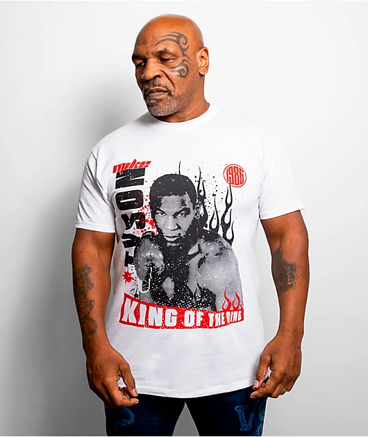 52615-mike-tyson-halftone-white-t-shirt-1.webp Mike Tyson Halftone White T-Shirt