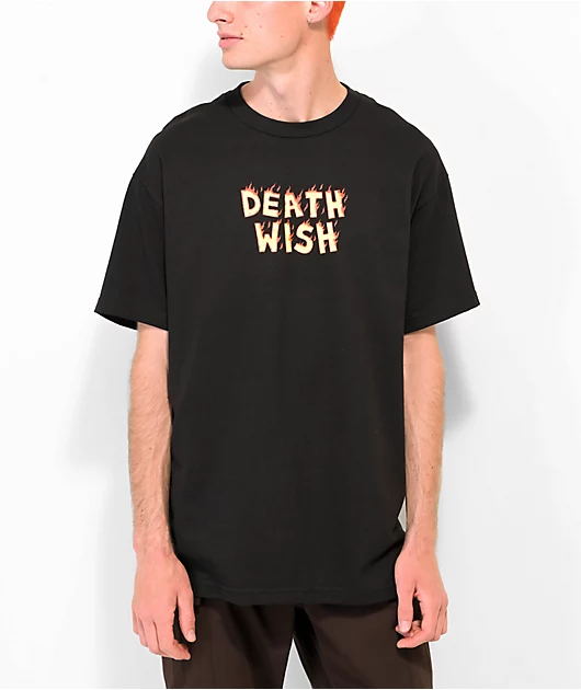 52664-deathwish-flame-stack-black-t-shirt-1.webp Deathwish Flame Stack Black T-Shirt