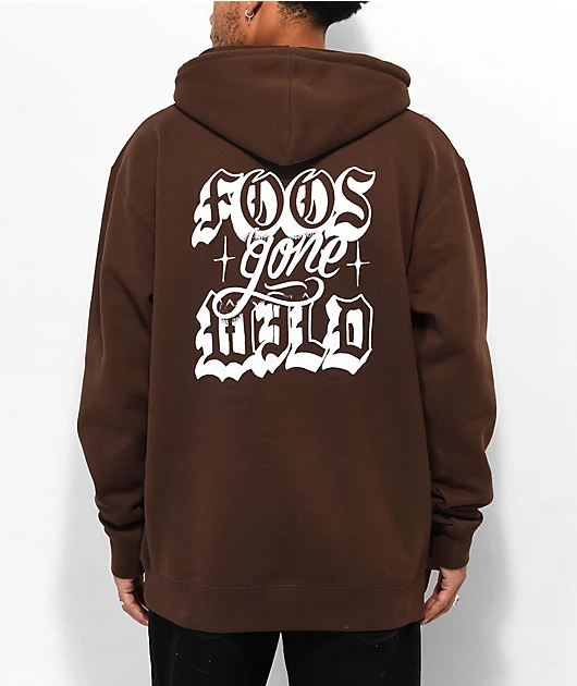 Foos Gone Wild Brown Hoodie