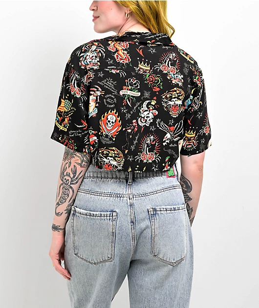 53321-ed-hardy-flashboard-black-crop-button-up-shirt-2.webp Ed Hardy Flashboard Black Crop Button Up Shirt
