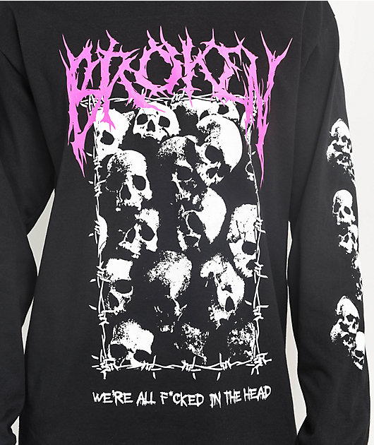 53814-broken-promises-headcount-black-long-sleeve-t-shirt-2.jpg Broken Promises Headcount Black Long Sleeve T-Shirt