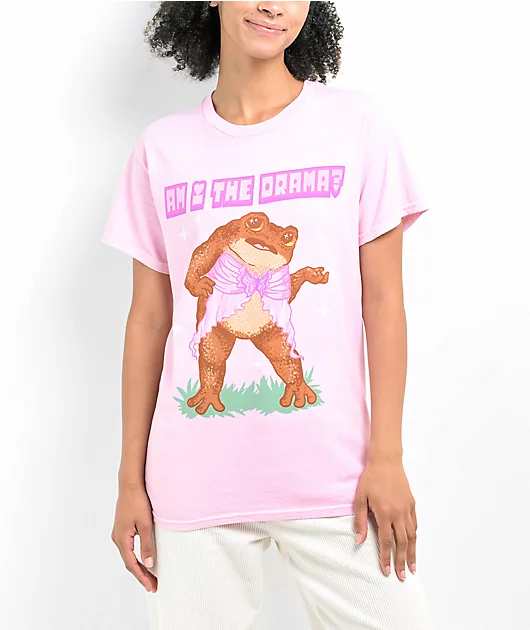 54246-a-ziggies-am-i-the-drama-pink-t-shirt-1.webp A Ziggies Am I The Drama Pink T-Shirt