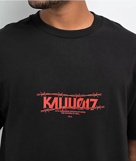 54385-kaiju017-hounds-of-hell-black-t-shirt-3.webp KAIJU017 Hounds Of Hell Black T-Shirt