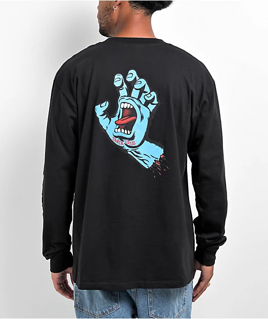 54755-santa-cruz-screaming-hand-black-long-sleeve-t-shirt-1.webp Santa Cruz Screaming Hand Black Long Sleeve T-Shirt