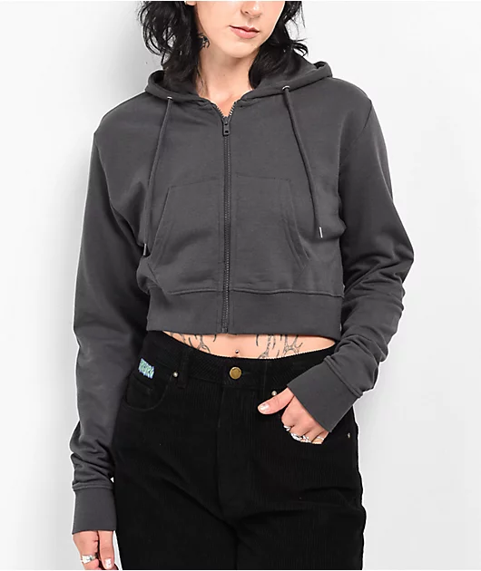 54917-a.lab-meltdown-charcoal-crop-zip-hoodie-2.webp A.LAB Meltdown Charcoal Crop Zip Hoodie