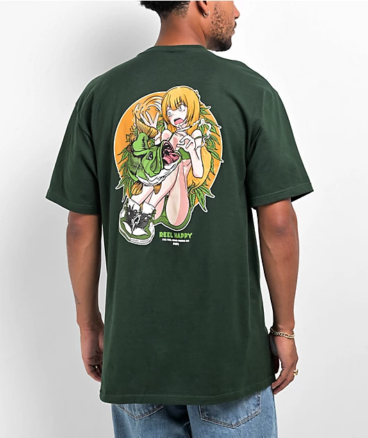 55013-reel-happy-co.-munchies-green-t-shirt-1.webp Reel Happy Co. Munchies Green T-Shirt