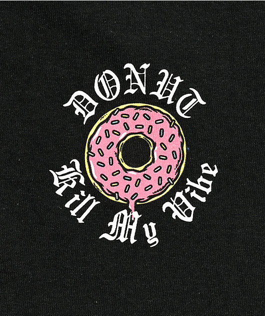 55102-kids-donut-kill-my-vibe-black-t-shirt-3.jpg Kids Donut Kill My Vibe Black T-Shirt