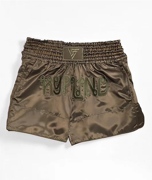 55277-hypland-olive-green-muay-thai-shorts-1.webp Hypland Olive Green Muay Thai Shorts