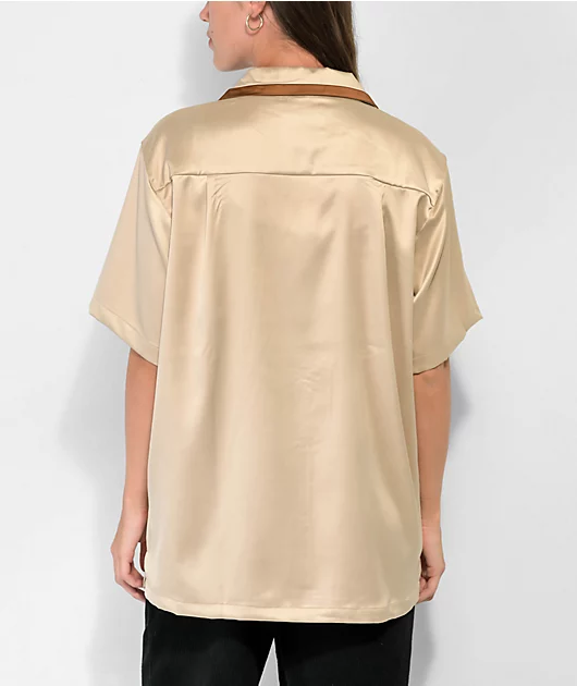 55388-eptm-villa-tan-satin-short-sleeve-button-up-shirt-3.webp EPTM Villa Tan Satin Short Sleeve Button-Up Shirt