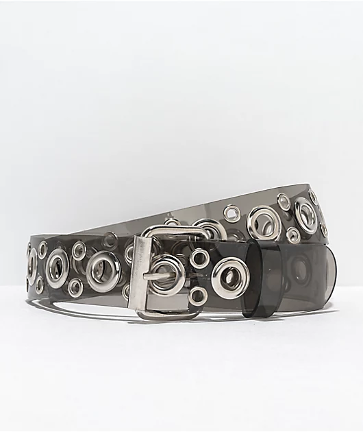 55537-a.lab-lottie-black-transparent-grommet-belt-1.webp A.LAB Lottie Black Transparent Grommet Belt