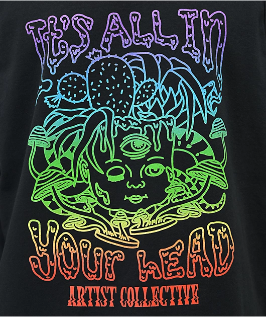 Artist Collective We Trippy Black Tank Top