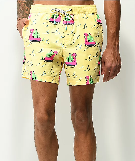 56110-party-pants-river-dino-yellow-board-shorts-3.webp Party Pants River Dino Yellow Board Shorts