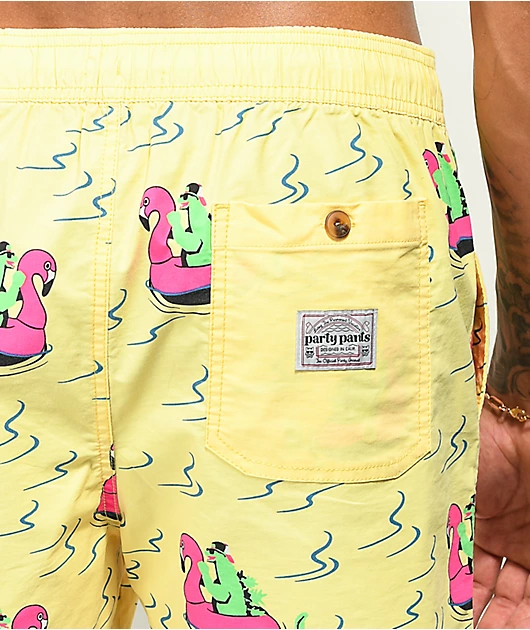 56110-party-pants-river-dino-yellow-board-shorts-5.webp Party Pants River Dino Yellow Board Shorts