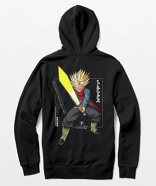 Primitive x Dragon Ball Super Trunks Victory Black Hoodie