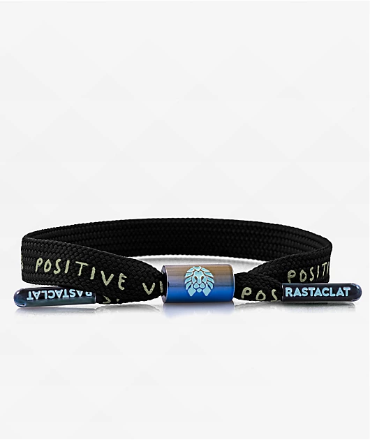 Rastaclat Iridescent Vibes Black Shoelace Bracelet