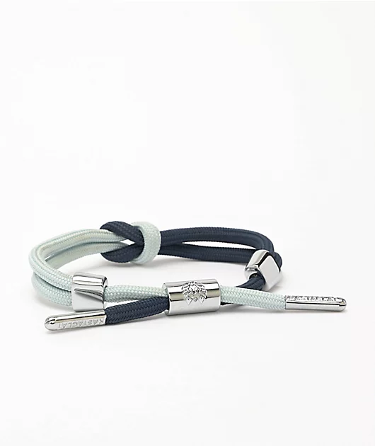 Rastaclat Trainer Black & Blue Knotted Bracelet