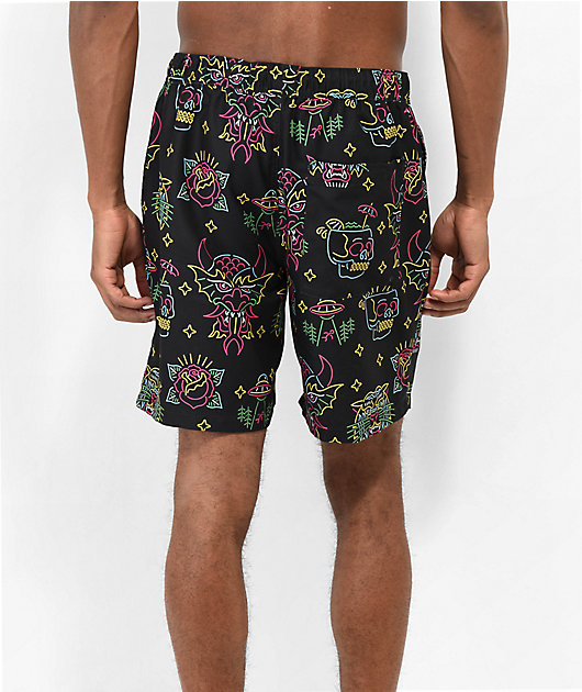 5623-empyre-grom-neon-lights-black-board-shorts-2.jpg Empyre Grom Neon Lights & Black Board Shorts