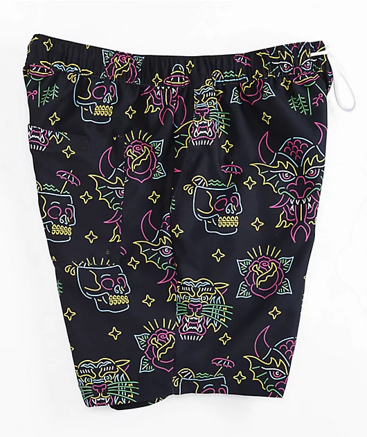 5623-empyre-grom-neon-lights-black-board-shorts-4.webp Empyre Grom Neon Lights & Black Board Shorts